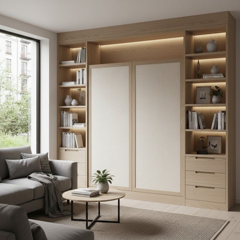 Built In Bookcase Installation in Fairfax, VA