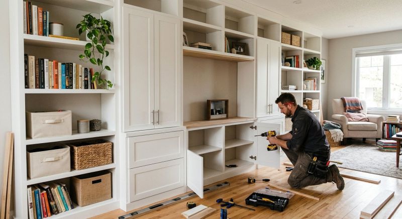 Built In Shelving Service in Durham, NC