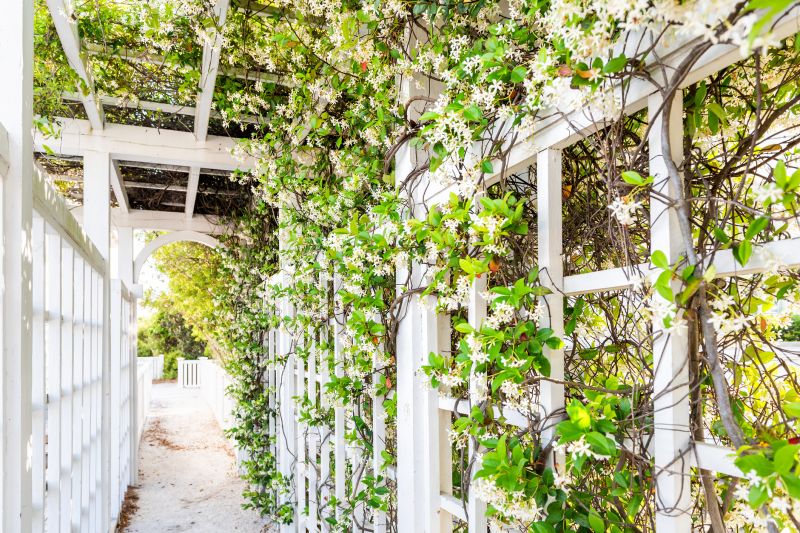 Garden Trellis Installation in Wilmington, NC