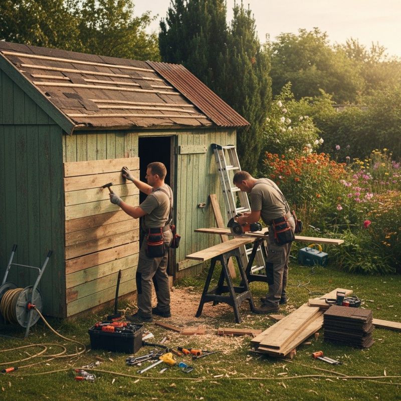 Wood Shed Repair in Wilmington, NC