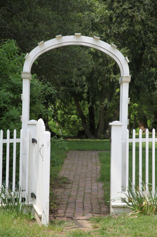 Arched Arbor Installation in Conroe, TX