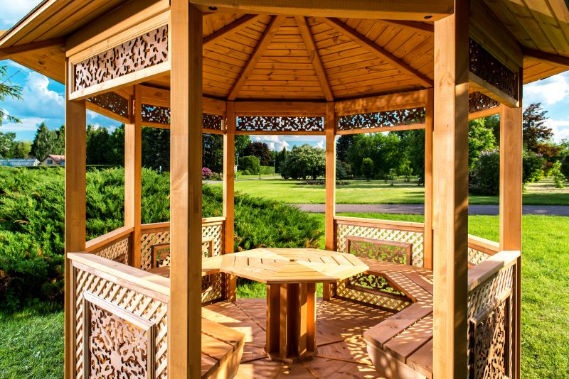 Cedar Gazebo Installation in Conroe, TX