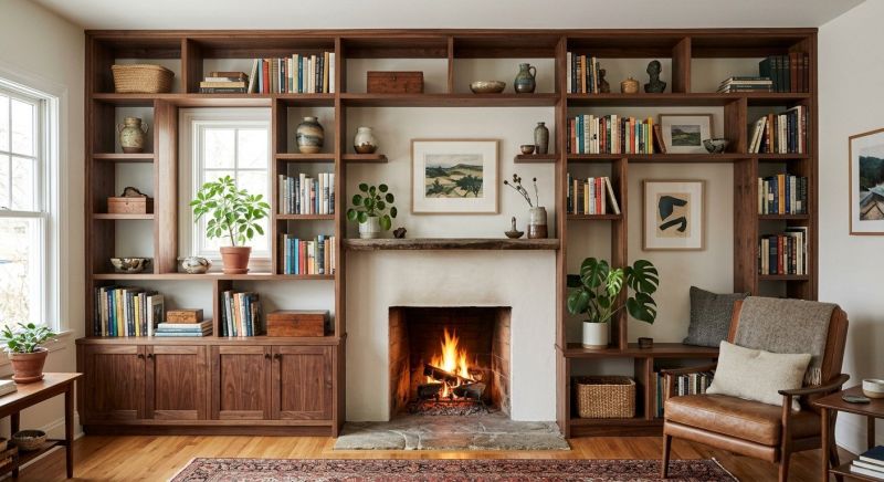 Fireplace Cabinet Installation in Frederick, MD