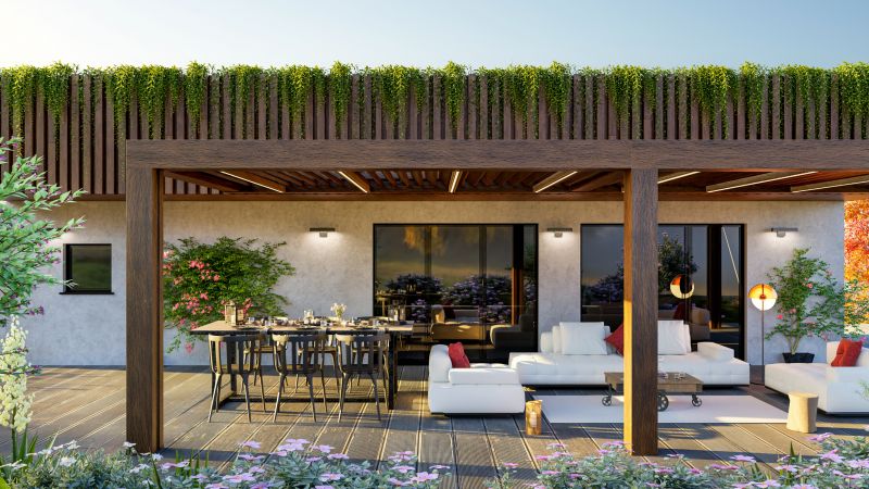 Wood Pergola Installation in Conroe, TX