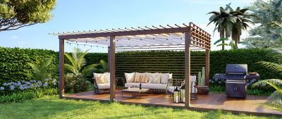 Wood Pergola Installation in Wilmington, NC