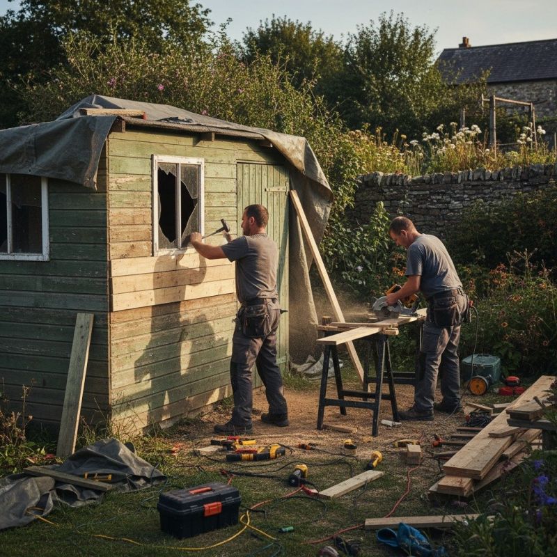 Wood Shed Repair in Wilmington, NC